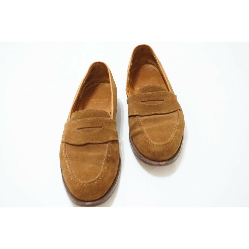 Cordings Piccadilly Whiskey Suede Penny Loafer